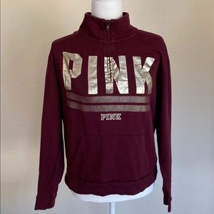 Victoria Secret PINK Half Zipper Pullover